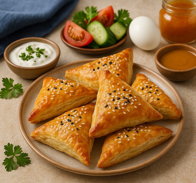 Бурекас — слоёное тесто с начинкой