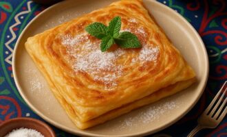 Фатир - египетская слоёная лепёшка
