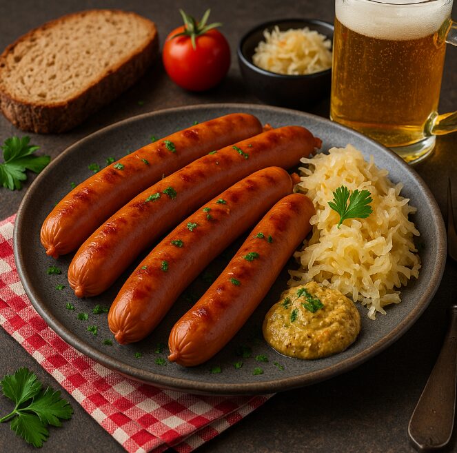 Франкфуртские сосиски — знаменитый мясной деликатес