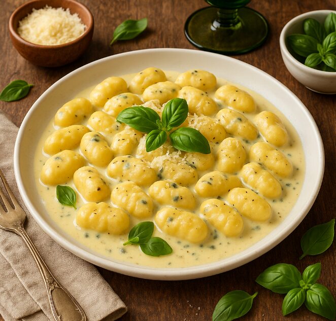 Гнокки с сыром горгонзола