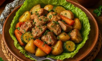 Ханги — мясо и овощи, запечённые в земле