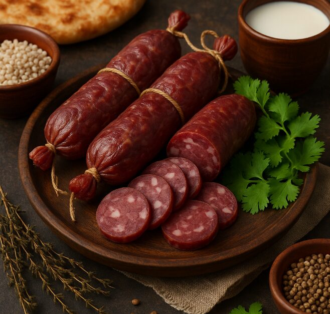 Хиам — домашняя колбаса из конины или баранины