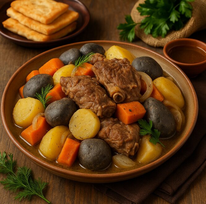 Хорхог — мясо, приготовленное с раскалёнными камнями