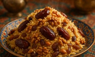 Изысканный плов с финиками