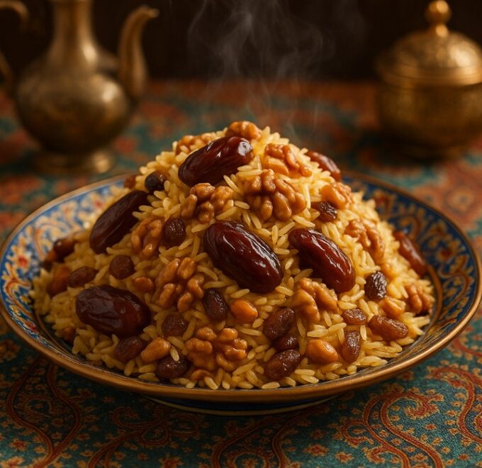 Изысканный плов с финиками