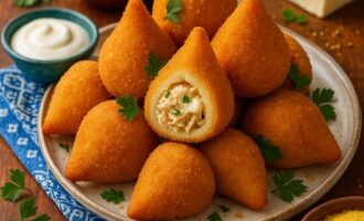 Коксинья - бразильские пирожки с курицей