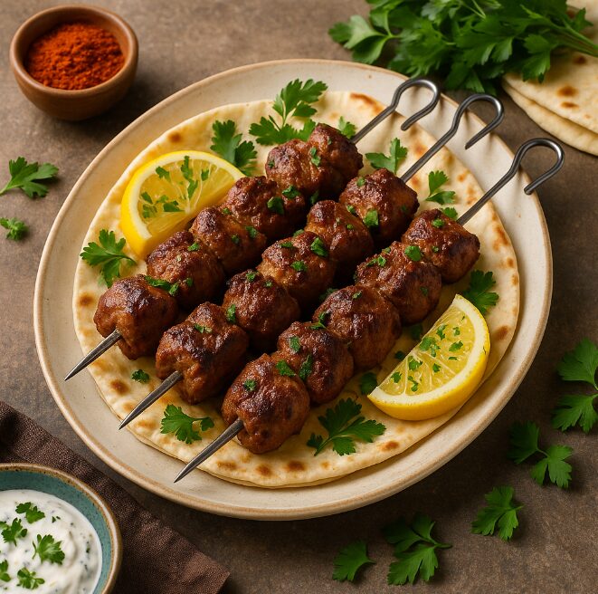 Курбан кебаб — мясо, запечённое на углях