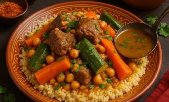 Кускус с бараниной (Couscous marocain) — ароматное блюдо марокканской кухни