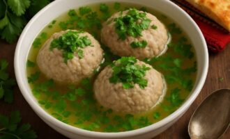 Кюфта по-гюмрийски - мясные шарики с бульоном