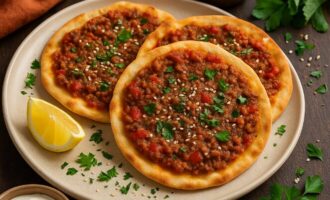 Лахмажун — тонкий хлеб с мясной начинкой