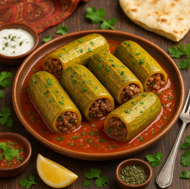 Махши коуса - фаршированные кабачки