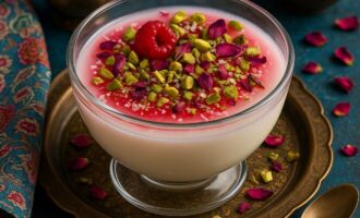 Малаби — пудинг с розовой водой и фисташками