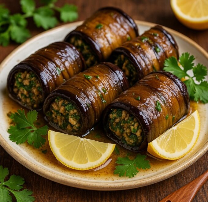 Маринованные баклажаны с орехами — пикантная закуска