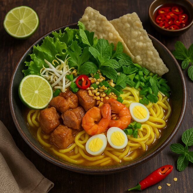 Ми Куан — жёлтая лапша с мясом