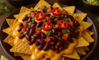 Начос с сыром – закуска из мексиканской кухни