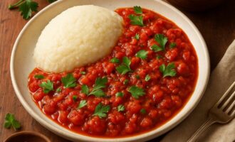 Пап с томатным соусом