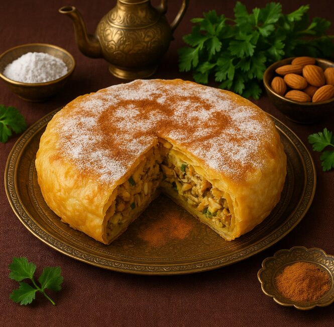 Пастила с курицей и миндалём