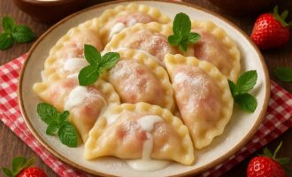 Пироги с клубникой