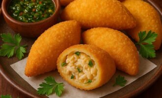 Ризоли — закуска с курицей и сыром