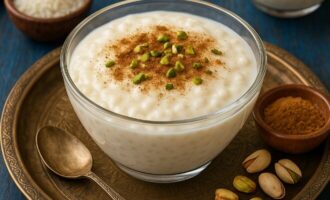 Роз бел халиб — нежный десерт из риса с молоком