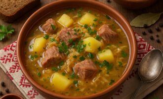 Суп из кислой капусты
