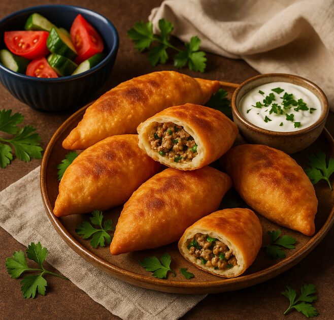 Суса — жареные пирожки с мясом