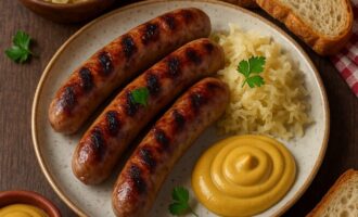 Тюрингские колбаски - блюдо немецкой кухни