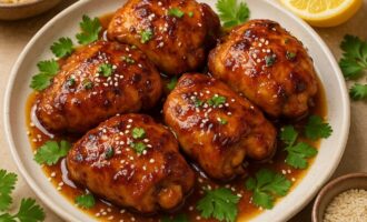 Яарух — жареная курица с мёдом и горчицей