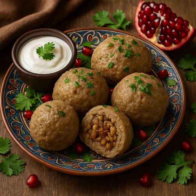 Зенгиан кюфта — фаршированная кюфта с орехами