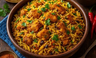Бирьяни - ряный рис с мясом или овощами