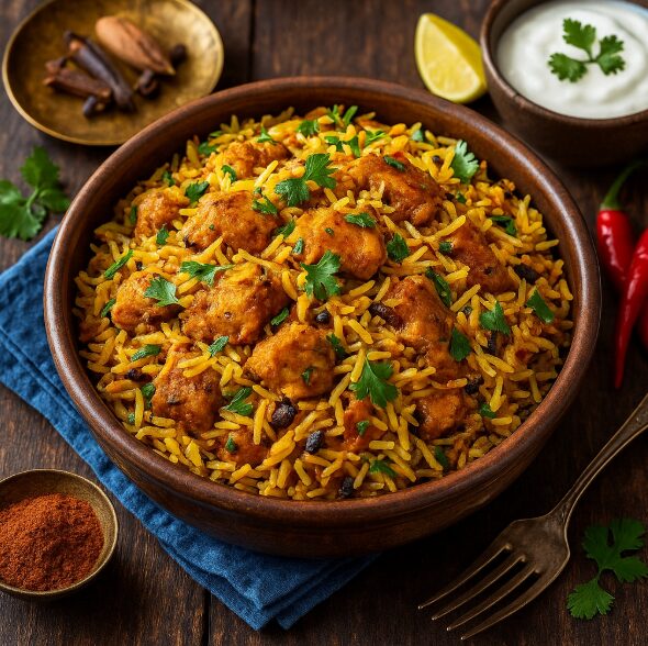 Бирьяни - ряный рис с мясом или овощами