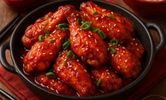 Булгак — жареные острые куриные крылышки
