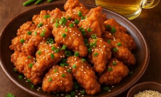 Чимэк — жареная курица с пивом