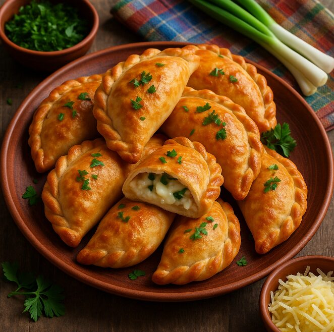 Эмпанадас де хугу - пирожки с сыром и луком