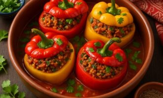 Фаршированные перцы по-мароккански