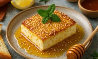 Фета с мёдом и кунжутом