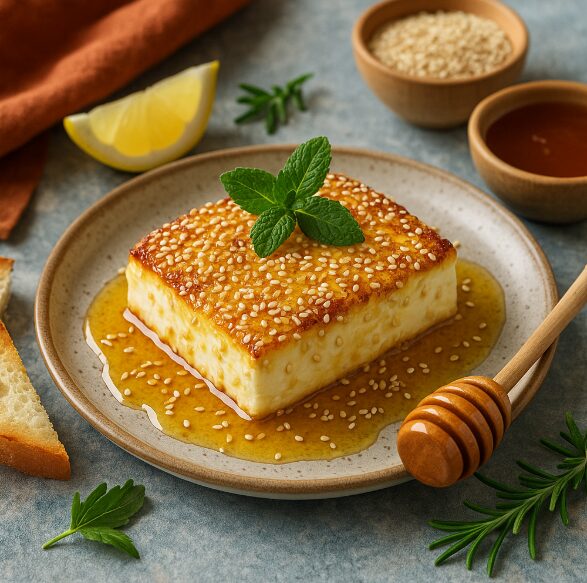 Фета с мёдом и кунжутом