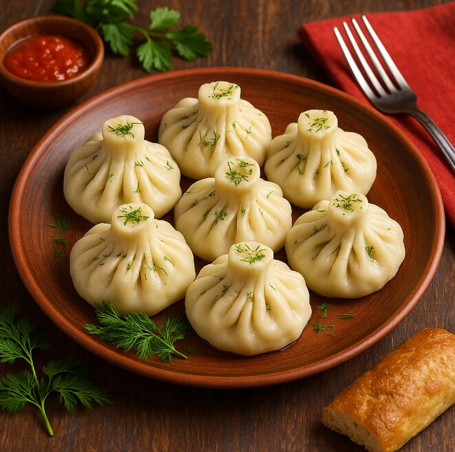 Хинкали с картошкой