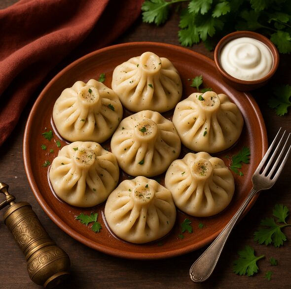 Хинкали с курицей