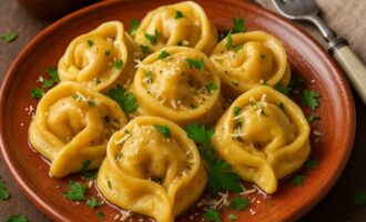 Каппеллетти - паста с мясной начинкой