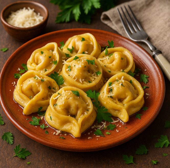 Каппеллетти - паста с мясной начинкой