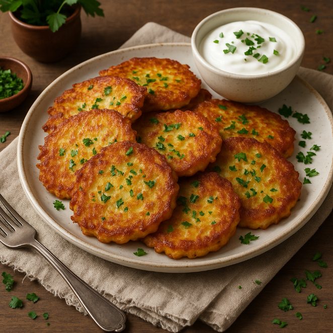 Картофельные оладьи