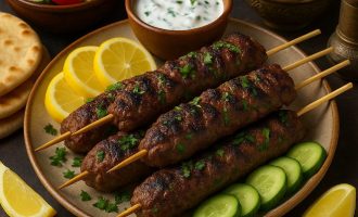 Кебаб из говядины по-мароккански