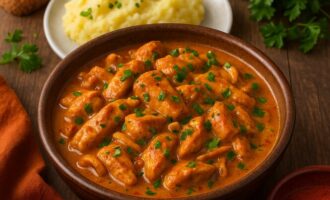 Куриное филе с чесноком и паприкой