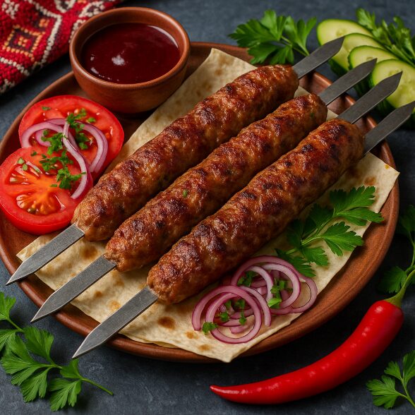 Люля-кебаб — мясное блюдо на углях