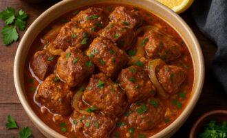 Мечи в кислом соусе — мясо, запечённое в соусе с лимоном