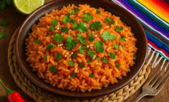 Мексиканский рис - рассыпчатый гарнир с томатами