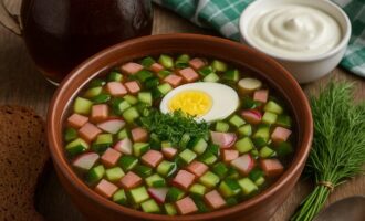 Окрошка на квасе