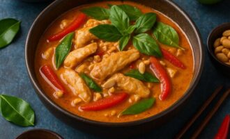 Пенанг карри — карри с арахисом и лаймовыми листьями