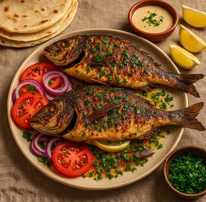 Самак Машви — жареная рыба египетской кухни